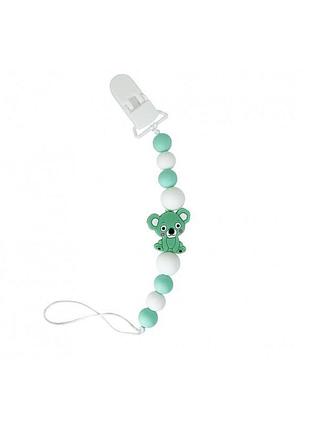 Цепочка для пустышки "коала" mgz-0521(turquoise) силиконовая