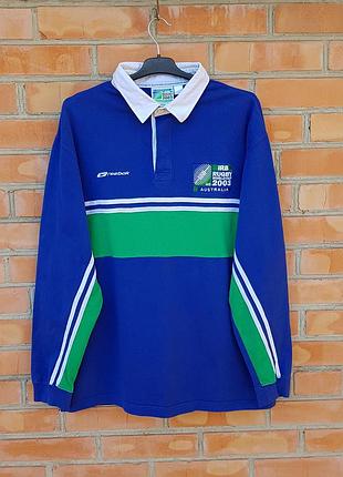 Reebok irb australia rugby 2003 world cup лонгслив поло кофта оригинал (xl)