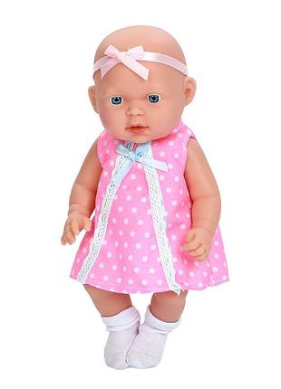 Интерактивная игрушка пупс 225-b-e(pink-2) со звуком, высота 26 см