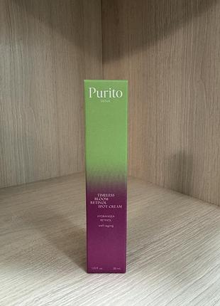 Крем для обличчя purito timeless bloom точковий з ретинолом 30 мл