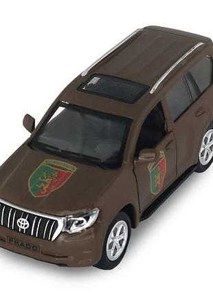 Автомодель серії "шеврони героїв" toyota prado "24 омбр" technodrive km618824
