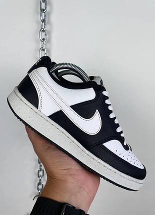 Nike court vision panda женские спортивные кроссовки 40