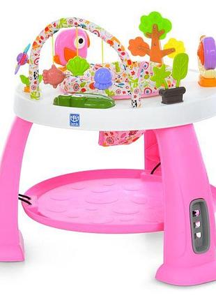 Центр-стрибунець розвивальний bambi m 6243-8 3в1 столик-лего, сидіння, стрибуни, музика