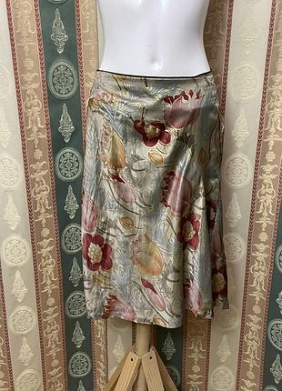 Шовкова спідниця zara