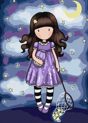 Картина по номерам "catch a falling star santoro gorjuss collection" kho8680, 30х40 см
