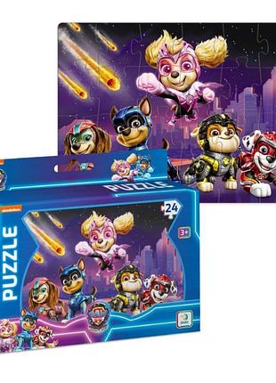 Пазл детский "paw patrol вперед к приключениям" 200466, 24 элемента