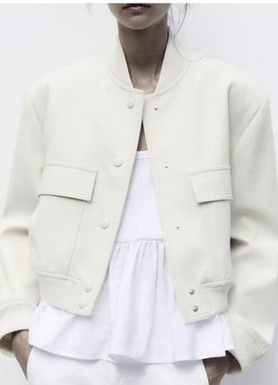 Бомбер zara
