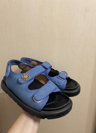 Джинсові босоніжки