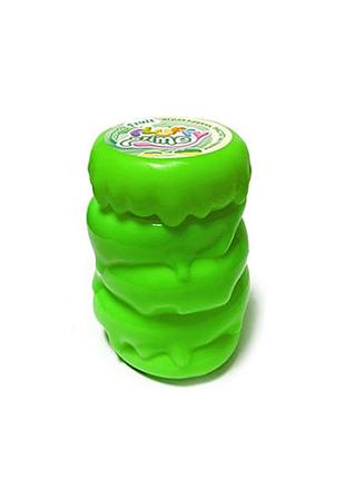 Вязкая масса "fluffy slime" fls-01-01u с сюрпризом зеленый