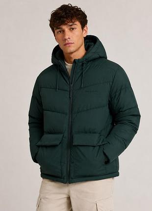 Куртка коротка чоловіча jack&jones m зелена/смарагдова однотонна (12345696-34)