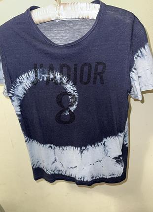 Футболка christian dior j’adior 8 (tie-dye) - оригінал / розмір xs