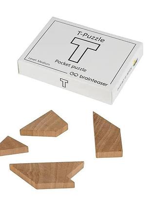 Деревянная мини головоломка "t-puzzle pocket puzzle" 5001en