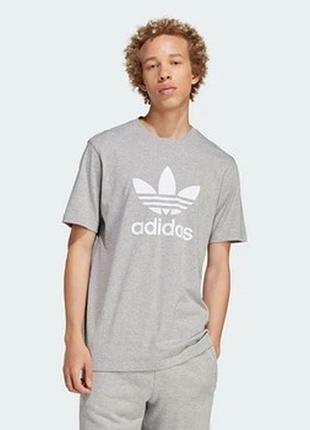 Футболка adidas originals чоловіча, розмір s (m), сіра