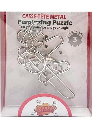 Металева головоломка "perplexing puzzle" 5562d-14, 3 складність