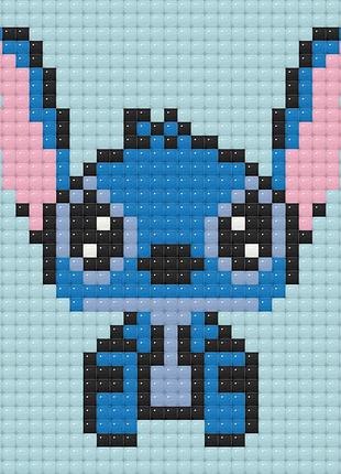 Алмазная мозаика мини "stitch стич" odm0105, 10х10 см