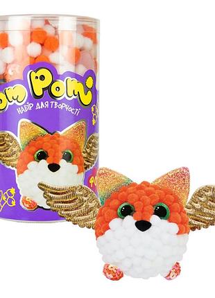 Детский набор для творчества "pom pom фокси" strateg 32017 (укр.)