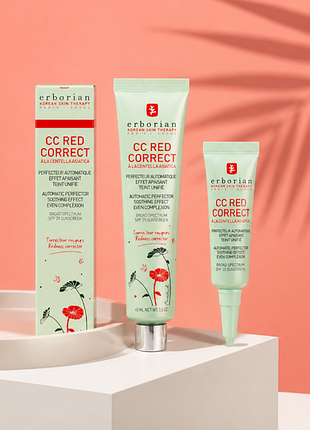 Erborian cc red correct cream 5ml, 45ml.