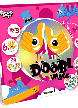 Развлекательная настольная игра "doobl image" dbi-01-01u на укр. языке мультибокс 2