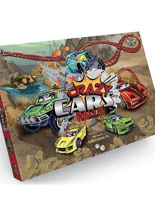 Детская настольная развлекательная игра "crazy cars rally" dtg93r от 3 лет