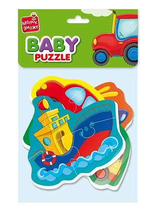 Дитячі пазли baby puzzle "транспорт" vladi toys vt1106-96