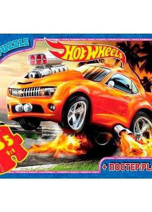 Пазлы детские "hot wheels" fw701, 35 элементов
