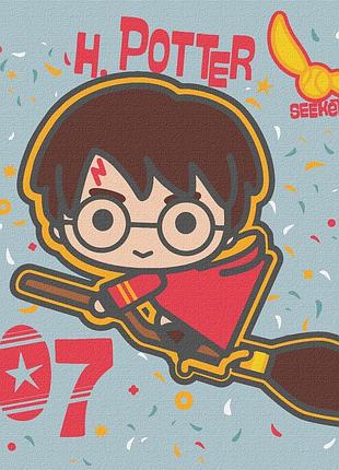 Картина за номерами "harry potter: політ на мітлі" kho1364, 25x25 см