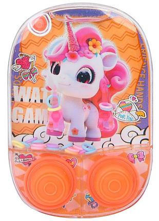 Детская водная игра "единорог" 2928v-13(orange) размер 11 см