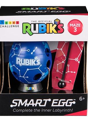 Развивающая головоломка смарт-яйцо rubik's 6071681(blue) палочка, подставка