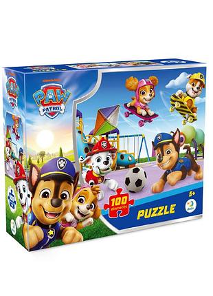 Детский пазл "paw patrol: активный отдых" 200762, 100 элементов