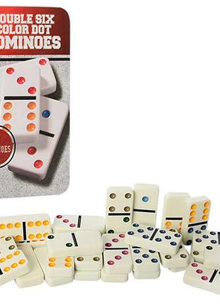 Настольная игра домино 501070 в металлической коробочке