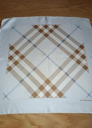 Burberry винтажный шелковый платок