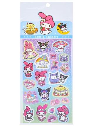 Декоративні наклейки "sanrio stickers" sz240906-13 з блискітками