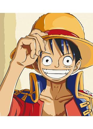 Картина по номерам "луффи соломенная шляпа" 16059-ac 40х50 см