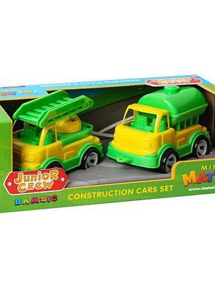 Ігровий набір пожежна машина та водовоз "mini matiki" 002/16bms(yellow) рухомі елементи