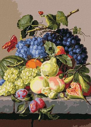 Картина по номерам "бархатный натюрморт" ©amalie kärcher идейка kho5655 40x50 см