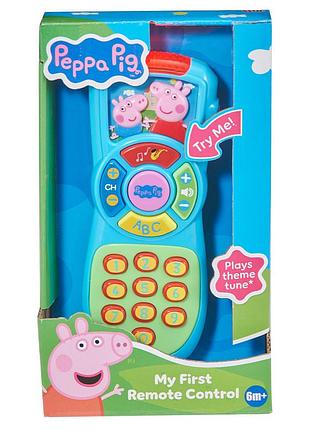Розвиваюча іграшка "мій перший пульт" peppa pig 1500025, 3 мелодії, 2 звуки
