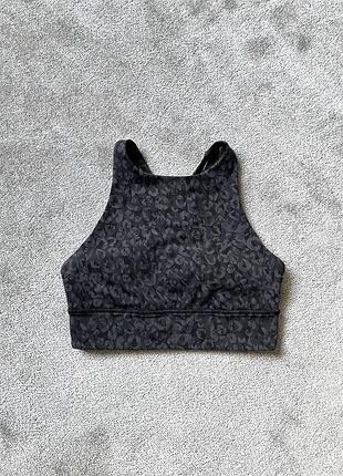Lululemon спортивный кроп топ бра лиф
