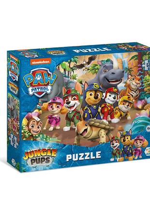 Детский пазл "paw patrol. jungle pups" 200523, 60 элементов
