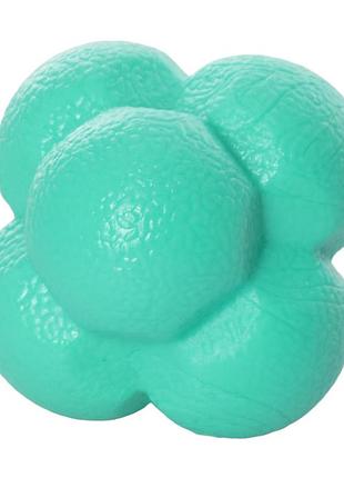 Мяч ms 1528-1(blue) 5,5см, для улучшения реакции, в кульке бирюзовый