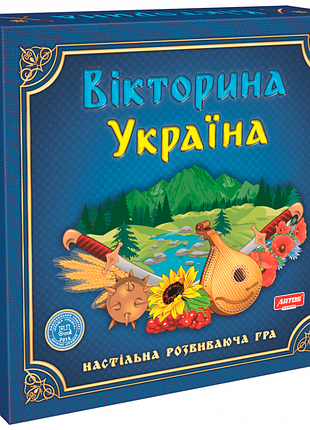 Настольная игра "викторина украина" 0994 развивающая игра