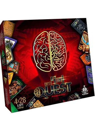 Карточная квест-игра best quest bq-02-01u, 4 в 1 укр