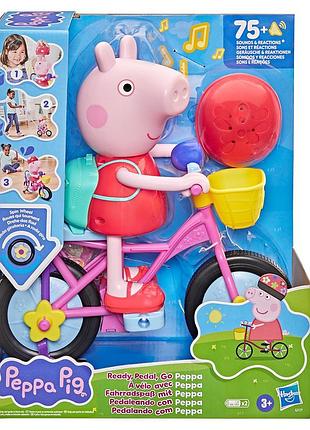 Інтерактивний ігровий набір peppa – пеппа на велосипеді