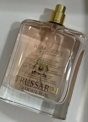 Trussardi delicate rose туалетна вода 100 мл тестер