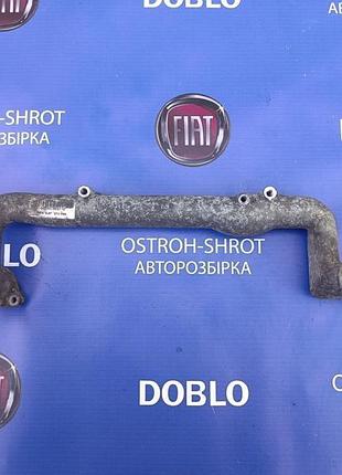 Трубка системи охолодження алюмінієва 1.9 jtd mjet fiat doblo фіат добло 2001-2009 223 кузов 55186977, 46799301, 55213890