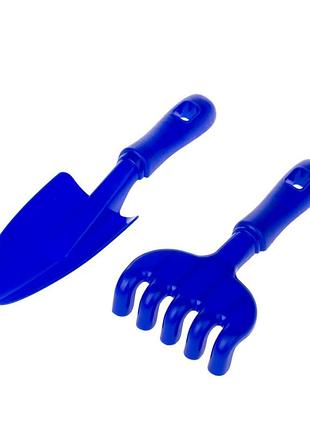 Песочный набор "ромашка" №5 colorplast 1135 сине-желтый