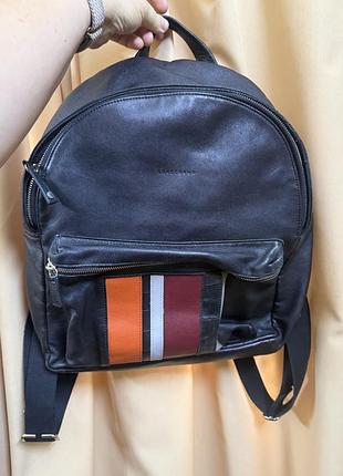 Рюкзак шкіра longchamp