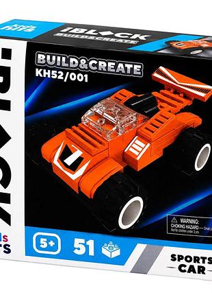 Дитячий конструктор iblock junior kh52/001(orange) 51 деталь