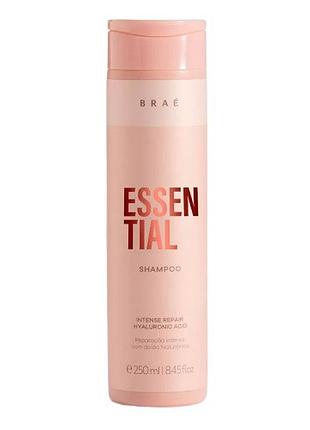 Увлажняющий шампунь для волос braé essential shampoo, 250 мл