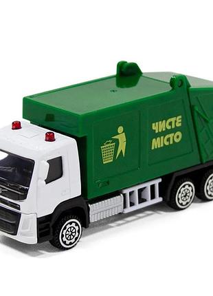 Автомодель «volvo» мусоровоз technodrive 250300