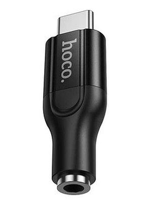 Перехідник hoco mia digital audio converter type-c to 3.5 upa35 |dac| (black) 000012971